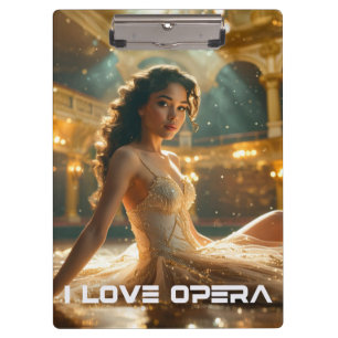 CARPETA DE PINZA ÓPERA - BALLET - AMO LA ÓPERA