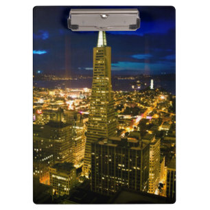Carpeta De Pinza Opinión de la noche de San Francisco.