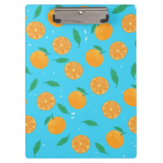 Carpeta De Pinza Orange Love, Notizbuch mit sommerlichem Motiv
