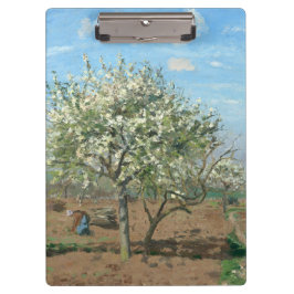 Carpeta De Pinza Orchard en Bloom, Louveciennes Camille Pissarro