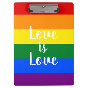 Carpeta De Pinza Orgullo arcoiris