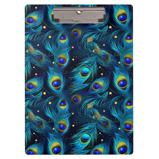 Carpeta De Pinza Orgullo de pavo real (Anverso)