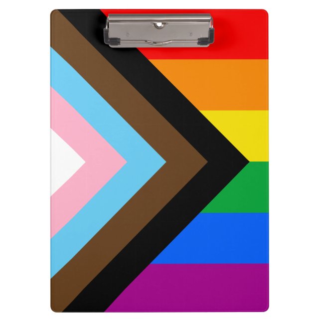 Carpeta De Pinza Orgullo de progreso LGBTQ+ (Anverso)