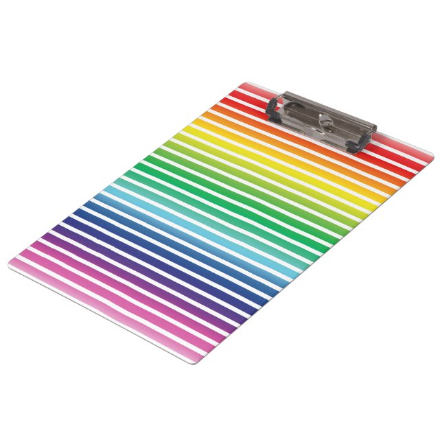 Carpeta De Pinza Orgullo lgbtq lgbt rainbow patrón de rayas blancas (Angular)