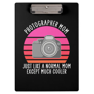 Carpeta De Pinza Orgullosa fotógrafa mamá