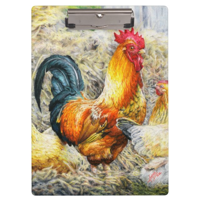 Carpeta De Pinza Orgulloso Rooster (Anverso)