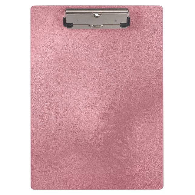 Carpeta De Pinza Oro falso moderno rosa (Anverso)