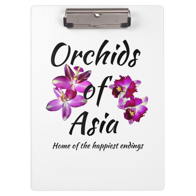 Carpeta De Pinza Orquídeas de Asia (Anverso)