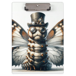 Carpeta De Pinza Oruga Steampunk