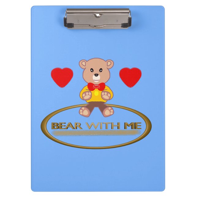 Carpeta De Pinza Oso de peluche  (Anverso)