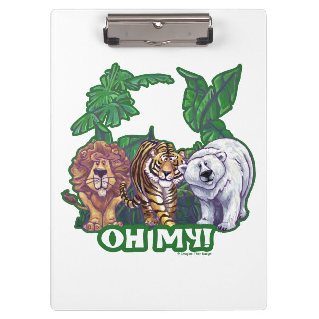 Carpeta De Pinza Osos de tigres de leones Oh Mi (Anverso)