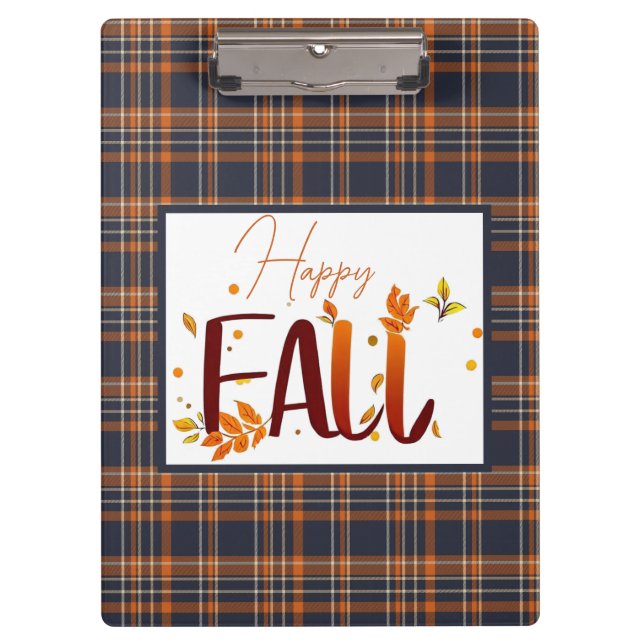 Carpeta De Pinza Otoño/otoño/hojas/rebanada (Anverso)