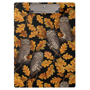 Carpeta De Pinza Ovejas de otoño en negro