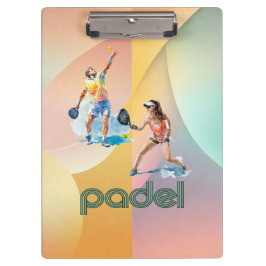 Carpeta De Pinza Padel Clipboard – Vibrant Padel Style