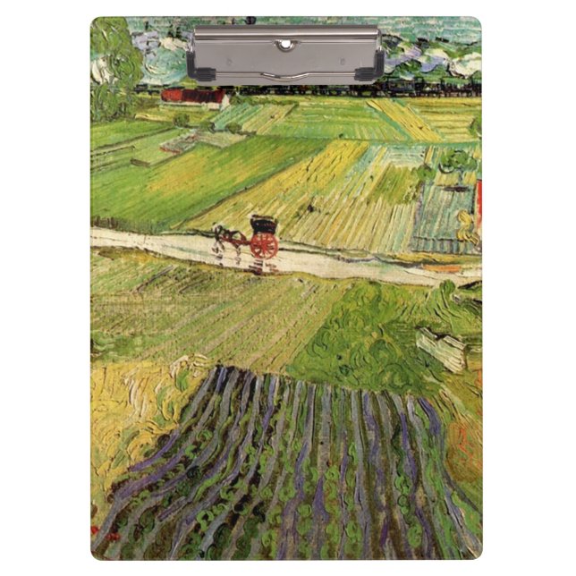 Carpeta De Pinza Paisaje con Carriage y Tren... (Anverso)