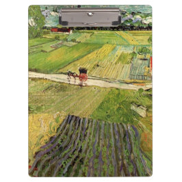 Carpeta De Pinza Paisaje con carruaje y tren...