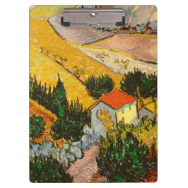 Carpeta De Pinza Paisaje con House y PloughmaVincent van Gogh
