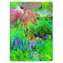 Carpeta De Pinza Paisaje de Green Spring Garden con peonies