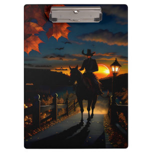 Carpeta De Pinza Paisaje de Halloween Siete