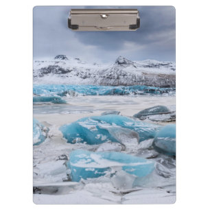 Carpeta De Pinza Paisaje de hielo glaciar, Islandia