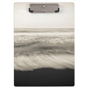 Carpeta De Pinza Paisaje marino B&W, Hawái