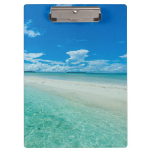 Carpeta De Pinza Paisaje marino tropical azul, Palaos