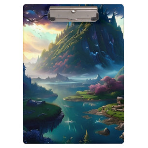 Carpeta De Pinza Paisaje pintoresco Cuatro
