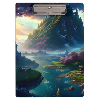 Carpeta De Pinza Paisaje pintoresco Cuatro
