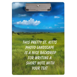 Carpeta De Pinza Paisaje rural de Saint Kitts