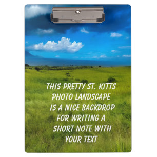 Carpeta De Pinza Paisaje rural de Saint Kitts