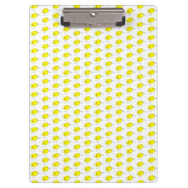 Carpeta De Pinza Pájaros Amarillos Divertidos Doodle