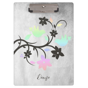 Carpeta De Pinza Pájaros de Aroma Pastel Arcoiris Personalizados