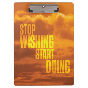 Carpeta De Pinza Palabras Motivacionales - Dejar De Desear, Empezar