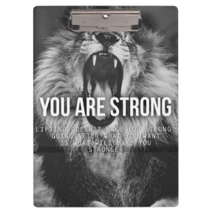 Carpeta De Pinza Palabras motivacionales - Eres fuerte