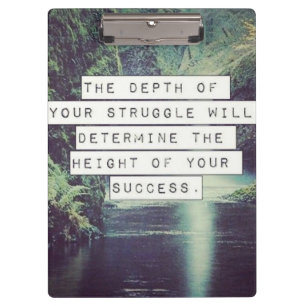 Carpeta De Pinza Palabras motivacionales - Lucha y éxito