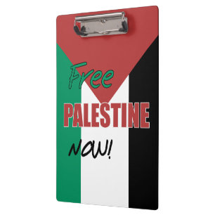 Carpeta De Pinza Palestina Libre ahora bandera palestina