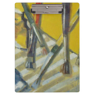 Carpeta De Pinza Paleta de colores coloridos del pintor artista