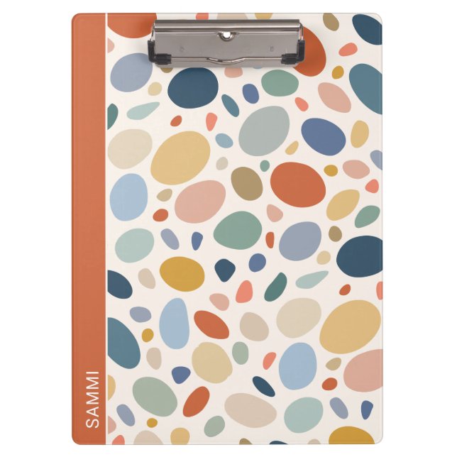 Carpeta De Pinza Paleta de guijarros (Anverso)