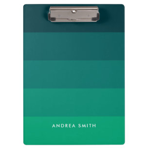 Carpeta De Pinza Paleta de rayas verdes