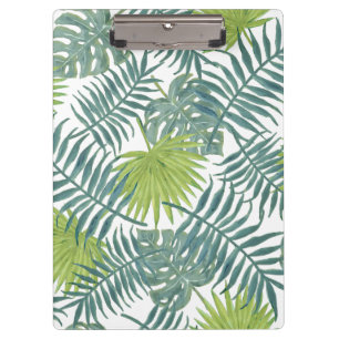 Carpeta De Pinza Palm Tree Fronds Pintando Hawaian