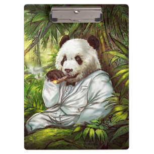 Carpeta De Pinza Panda Bear