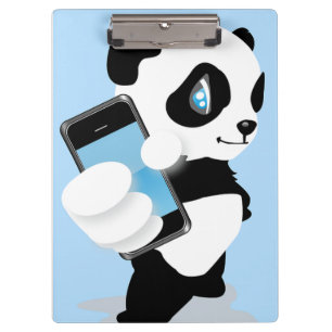 Carpeta De Pinza Panda Bear