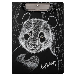 Carpeta De Pinza Panda Bear