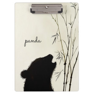 Carpeta De Pinza Panda Silhouette