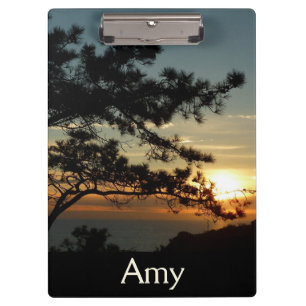 Carpeta De Pinza Panorama de Torrey Pine Sunset