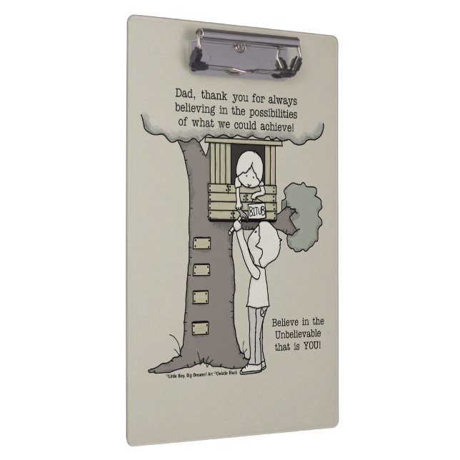 Carpeta De Pinza Papá cree en las posibilidades (Derecha)