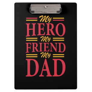 Carpeta De Pinza Papá Regalo a mi amigo héroe papá