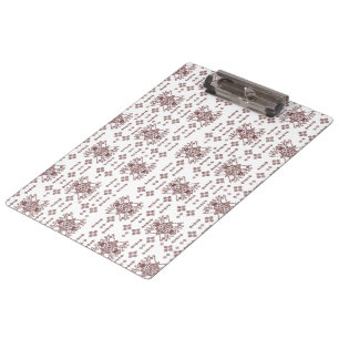 Carpeta De Pinza Papel de envoltura blanco simétrico con un represe