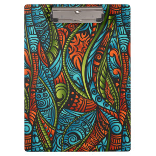 Carpeta De Pinza Papel pintado étnico abstracto