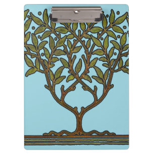 Carpeta De Pinza Papel pintado floral de William Morris Tree Frieze